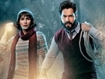 A still from Varun Dhawan and Kriti Sanon's Bhediya. A still from Varun Dhawan and Kriti Sanon's Bhediya.
