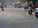 The ruling BJP in Karnataka continues to face criticism over crumbling infrastructure in the state capital. (HT Photo)
