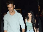 Hrithik Roshan and Saba Azad in Mumbai on Thursday. (Pics: Yogen Shah) Hrithik Roshan and Saba Azad in Mumbai on Thursday. (Pics: Yogen Shah)