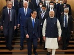 QUAD leaders US President Joe Biden, Australia Prime Minister Anthony Albanese, Japan Prime Minister Fumio Kishida and Prime Minister Narendra Modi. QUAD leaders US President Joe Biden, Australia Prime Minister Anthony Albanese, Japan Prime Minister Fumio Kishida and Prime Minister Narendra Modi.
