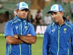 Langer and Ponting shared the Australian dressing room for a number of years. (ICC) Langer and Ponting shared the Australian dressing room for a number of years. (ICC)