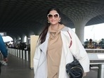Sonam Kapoor at Mumbai airport on Friday. (Varinder Chawla) Sonam Kapoor at Mumbai airport on Friday. (Varinder Chawla)