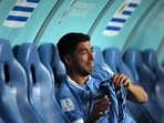 Luis Suarez's night ended in tears. (Getty Images) Luis Suarez's night ended in tears. (Getty Images)