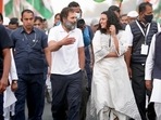 Actor Swara Bhasker joined Rahul Gandhi's Bharat Jodo Yatra in Ujjain on Thursday. Actor Swara Bhasker joined Rahul Gandhi's Bharat Jodo Yatra in Ujjain on Thursday.