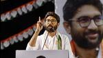 Congress leader Jignesh Mevani speaks during a public meeting ahead of the Gujarat assembly elections, in Ahmedabad. (PTI) Congress leader Jignesh Mevani speaks during a public meeting ahead of the Gujarat assembly elections, in Ahmedabad. (PTI)