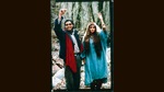 Muzaffar Ali and Dimple Kapadia during the making of his unreleased film Zooni (1988). (HT Photo) Muzaffar Ali and Dimple Kapadia during the making of his unreleased film Zooni (1988). (HT Photo)