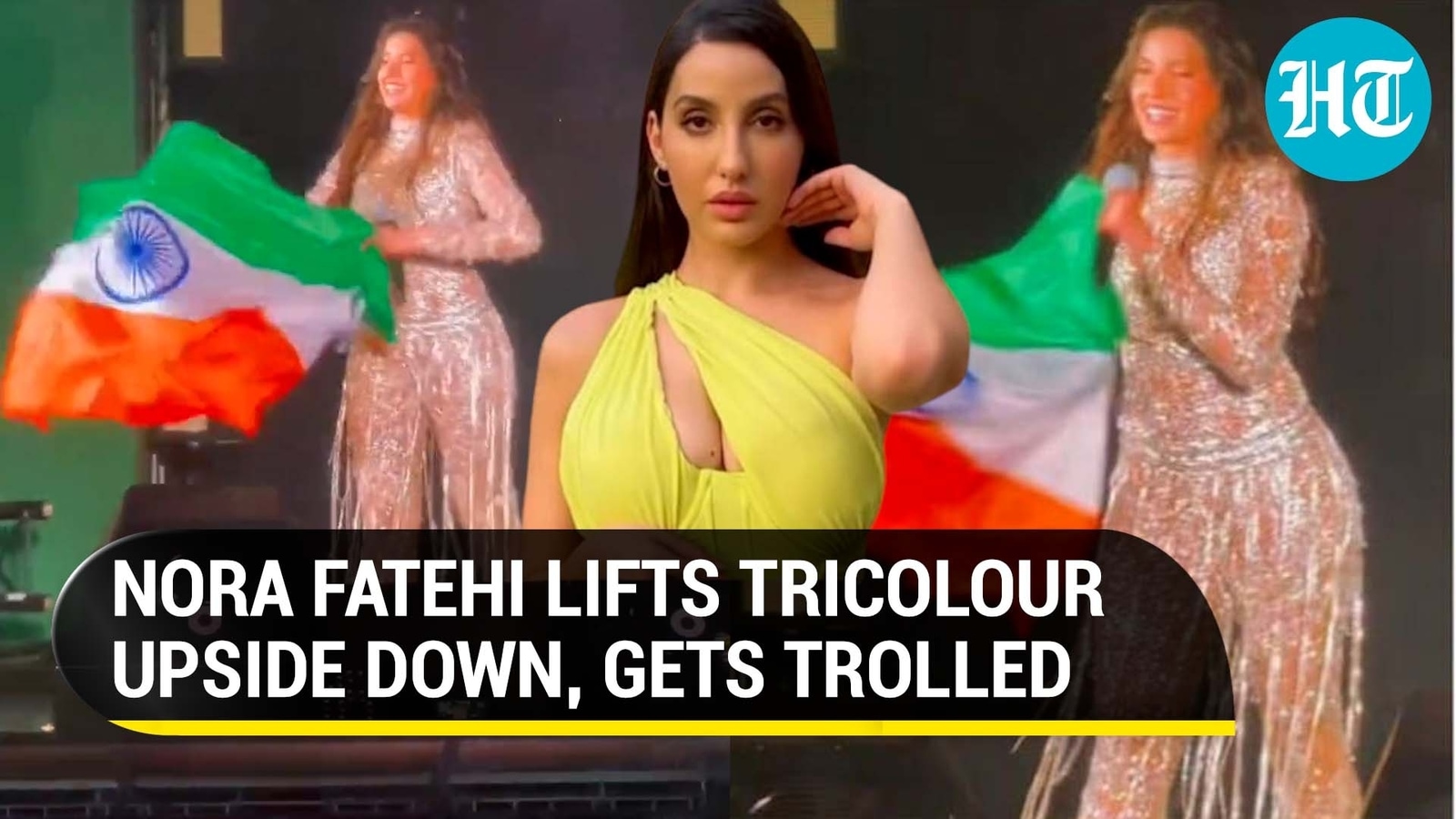 Nora Fatehi brutally trolled for 'disrespecting' Tricolour at FIFA ...