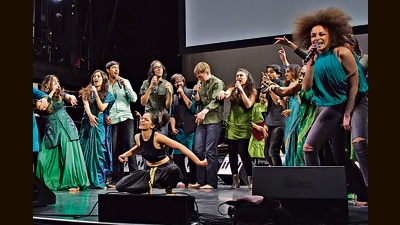 The Ensemble performs Bridges, a 2017 concert of stories and songs based on the shared human experience. (BIE/John Caruso)