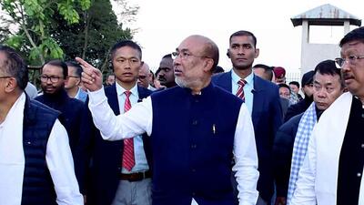 Manipur chief minister N Biren Singh encouraged people to learn more local languages and dialects in Manipur (ANI)