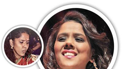 Mahalakshmi Iyer at 22 (left) and at 46 (right) Mahalakshmi Iyer at 22 (left) and at 46 (right)