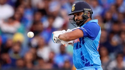 India's Rohit Sharma plays a shot (AFP) India's Rohit Sharma plays a shot (AFP)