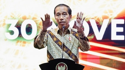 Indonesia: Indonesian President Joko Widodo gestures. (Reuters)