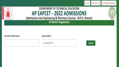 AP EAPCET 2022 Web Counselling: Registration begins, direct link here