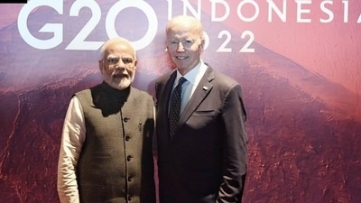 US President Joe Biden and Prime Minister Narendra Modi. (ANI file)