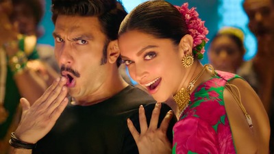 Ranveer Singh and Deepika Padukone in Cirkus. Ranveer Singh and Deepika Padukone in Cirkus.