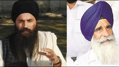Arch rivals, Baljit Singh Daduwal and Jagdish Singh Jhinda are once again in contention for the president’s post of the Haryana Sikh Gurdwara Management Committee following the constitution of a new 38-member adhoc committee by the state government. (HT File Photo)