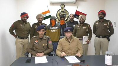 Ludhiana police arrested two vehicle lifters on Friday. (HT PHOTO)