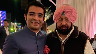 Former Congress spokesperson Jaiveer Shergill and former Punjab CM Amarinder Singh (Source: @JaiveerShergill)