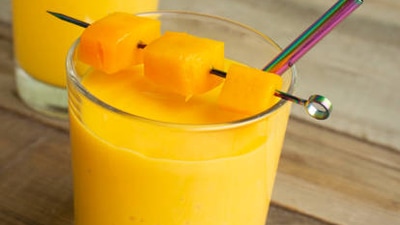 4. Vegan Mango Lassi - Vegan mango lassi is a popular summertime beverage since it is filling, hydrating, low in cholesterol and promotes weight reduction. Fresh, ripe mangoes should be chopped before being combined with cool almond milk, vegan yoghurt, ginger, lemon juice, turmeric and fresh mangoes in a blender. Blend well, then pour into a large glass. Serve cold after agave syrup is added. (Chef Megha Jhunjhunwala) 4. Vegan Mango Lassi - Vegan mango lassi is a popular summertime beverage since it is filling, hydrating, low in cholesterol and promotes weight reduction. Fresh, ripe mangoes should be chopped before being combined with cool almond milk, vegan yoghurt, ginger, lemon juice, turmeric and fresh mangoes in a blender. Blend well, then pour into a large glass. Serve cold after agave syrup is added. (Chef Megha Jhunjhunwala)