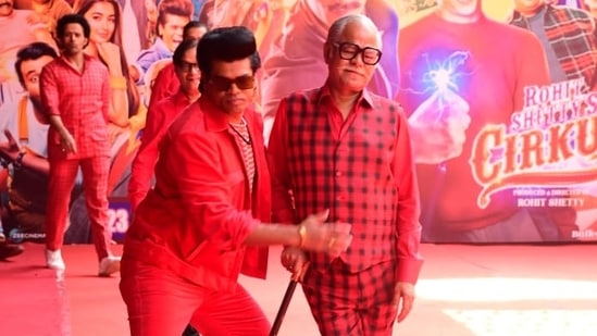 Sanjay Mishra also has an interesting role in Cirkus. The film has Ranveer Singh and Varun Sharma in a dual role. (Varinder Chawla)