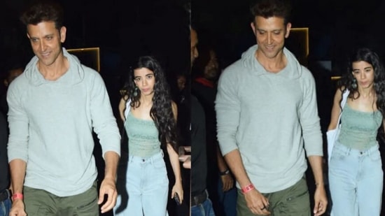 Hrithik Roshan, Saba Azad spotted with her ex Imaad Shah in Mumbai ...