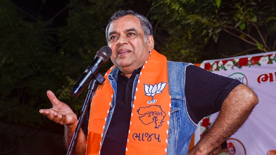 Bollywood actor and former BJP MP Paresh Rawal.(PTI)