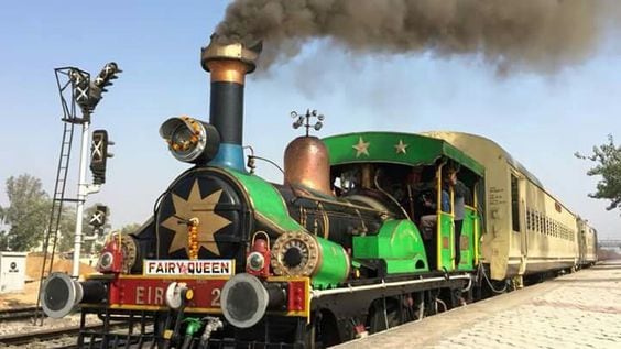 As it rambles across Rajasthan to Alwar, powered by the oldest operating steam engine, Fairy Queen has its own charm.(pinterest)