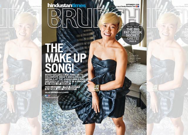 Boxer Samjetsabam Sarjubala Devi on the cover of HT Brunch Boxer Samjetsabam Sarjubala Devi on the cover of HT Brunch