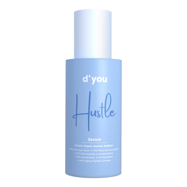 This birch sap based serum helps protect, repair, and nourish the skin. Suitable for all skin types. (Hustle multi active serum by d’you) This birch sap based serum helps protect, repair, and nourish the skin. Suitable for all skin types. (Hustle multi active serum by d’you)