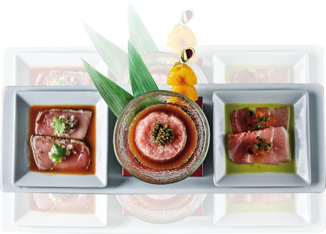 Nobu’s Toro 3-ways, a popular dish on their brunch menu Nobu’s Toro 3-ways, a popular dish on their brunch menu