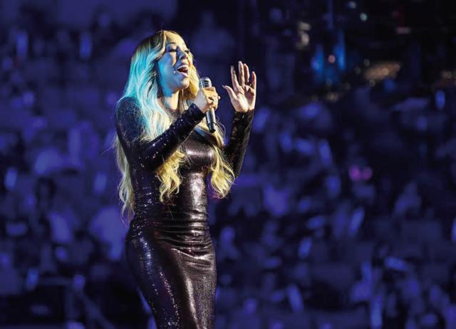 Mariah Carey performed at Maraya to celebrate the opening of the Banyan Tree hotel Mariah Carey performed at Maraya to celebrate the opening of the Banyan Tree hotel