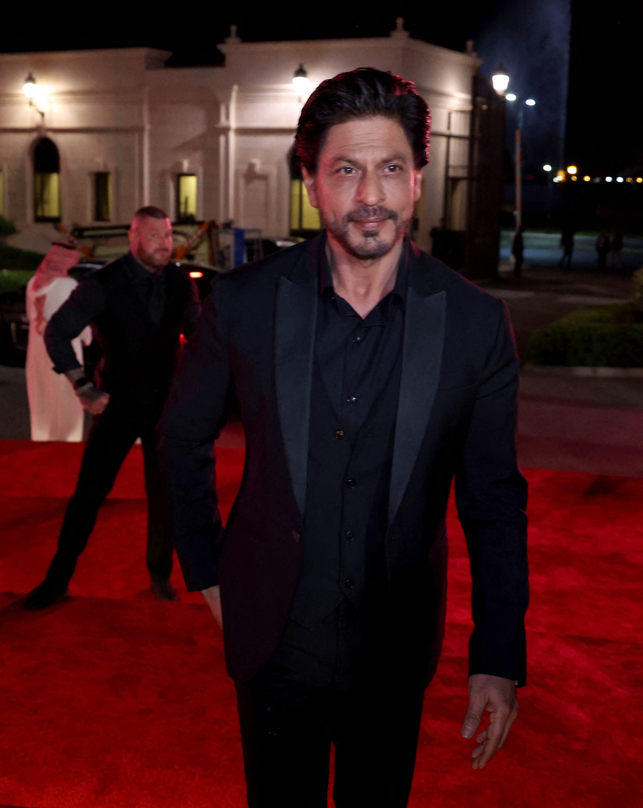 Shah Rukh Khan spoke about Dunki on the sidelines of Red Sea International Film Festival in Saudi Arabia . (AFP) Shah Rukh Khan spoke about Dunki on the sidelines of Red Sea International Film Festival in Saudi Arabia . (AFP)