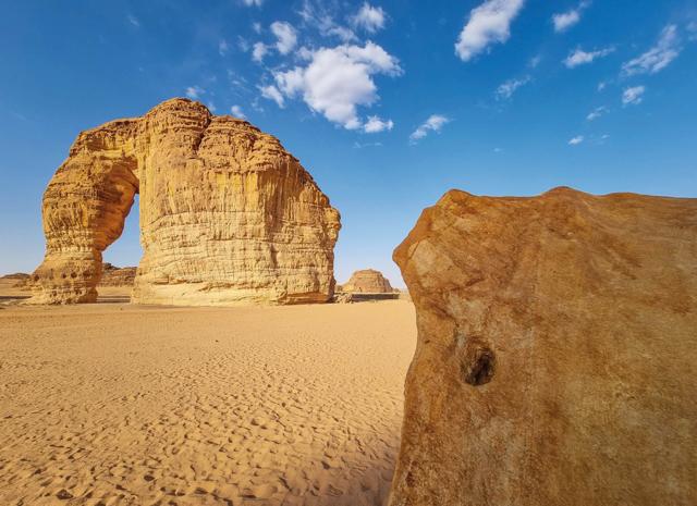Jabal Al-Fil or Elephant Rock is another iconic natural rock formation; it resembles an elephant with its trunk touching the ground (Omar Al Nahdi) Jabal Al-Fil or Elephant Rock is another iconic natural rock formation; it resembles an elephant with its trunk touching the ground (Omar Al Nahdi)