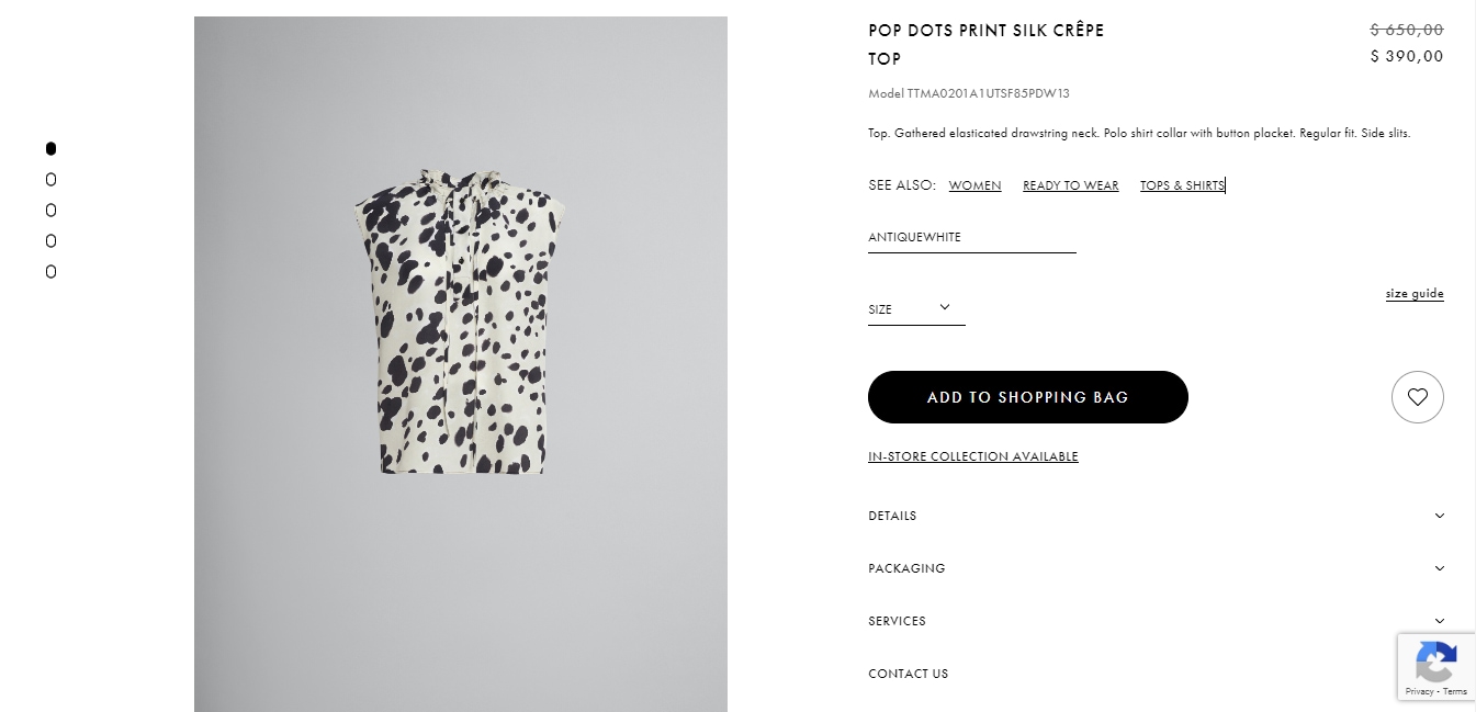 The price of the top Kareena Kapoor wore to the airport. (marni.com)