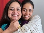 Mira Rajput with her mother-in-law Neliima Azeem. Mira Rajput with her mother-in-law Neliima Azeem.