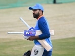Indian captain Rohit Sharma during a practice session (PTI) Indian captain Rohit Sharma during a practice session (PTI)