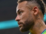 Brazil's forward #10 Neymar looks on during the Qatar 2022 World Cup Group G football match between Brazil and Serbia at the Lusail Stadium in Lusail Brazil's forward #10 Neymar looks on during the Qatar 2022 World Cup Group G football match between Brazil and Serbia at the Lusail Stadium in Lusail