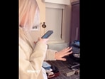 Woman tries to surprise grandmother with her engagement ring.(Instagram/@meganwildermusic) Woman tries to surprise grandmother with her engagement ring.(Instagram/@meganwildermusic)