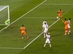 NED vs USA Highlights: Netherlands defeated USA in their Round of 16 fixture of the ongoing FIFA World Cup 2022, in Qatar.(AP) NED vs USA Highlights: Netherlands defeated USA in their Round of 16 fixture of the ongoing FIFA World Cup 2022, in Qatar.(AP)