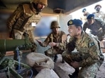 Pakistan Army chief General Syed Asim Munir visited frontline troops in Rakhchikri Sector. Pakistan Army chief General Syed Asim Munir visited frontline troops in Rakhchikri Sector.