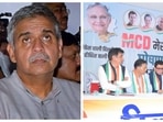 Sheila Dikshit's son Sandeep Dikshit said it's reprehensible that Devendra Yadav sat in front of Sheila Dikshit's photo. Sheila Dikshit's son Sandeep Dikshit said it's reprehensible that Devendra Yadav sat in front of Sheila Dikshit's photo.