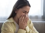 A few common signs of a dust allergy include sneezing, runny nose, teary eyes, coughing, and breathing difficulties. (Unsplash) A few common signs of a dust allergy include sneezing, runny nose, teary eyes, coughing, and breathing difficulties. (Unsplash)