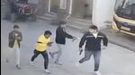 Four miscreants, wearing coaching institute uniforms can been seen with guns (Twitter/Screengrab) Four miscreants, wearing coaching institute uniforms can been seen with guns (Twitter/Screengrab)