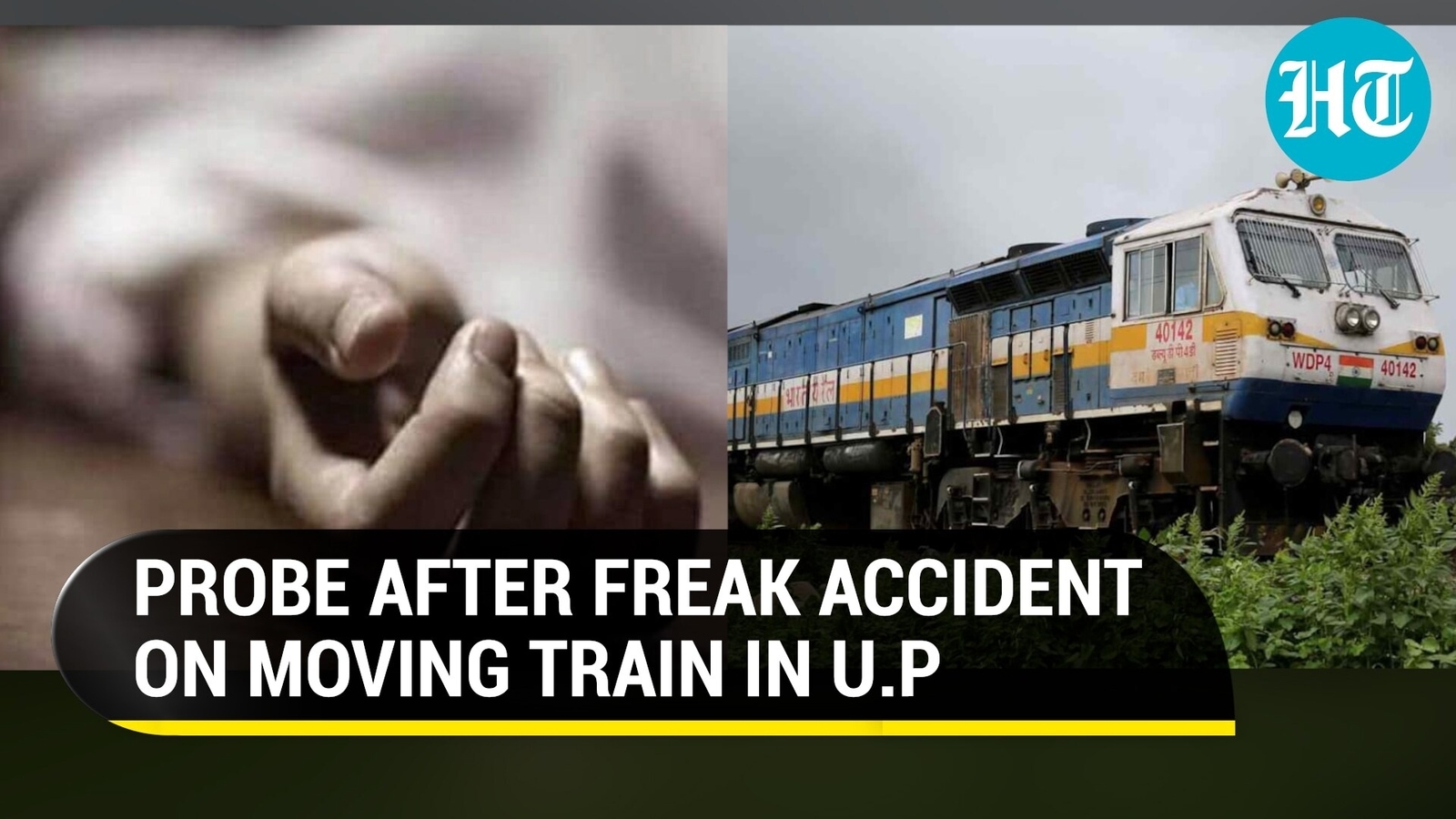 Freak accident on moving train Man dies after iron rod pierces neck