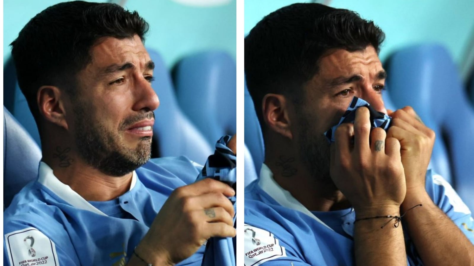 Watch Suarez left inconsolable after watching South Korea beat Portugal Football News