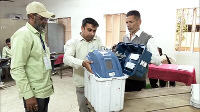 Polling will be held at 26,409 booths and nearly 36,000 Electronic Voting Machines will be used. (ANI)