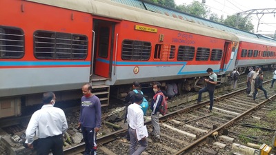 Smoke under the carriage for it is caused by friction when brakes are applied hard, railway officials said, (Representative image) Smoke under the carriage for it is caused by friction when brakes are applied hard, railway officials said, (Representative image)