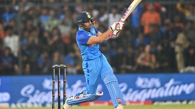 India's Deepak Chahar plays a shot (AFP) India's Deepak Chahar plays a shot (AFP)