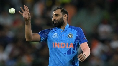 India's Mohammed Shami (AFP)