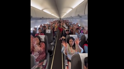 Couple books an entire plane for relatives. (Instagram/@shreyaa_shaah) Couple books an entire plane for relatives. (Instagram/@shreyaa_shaah)